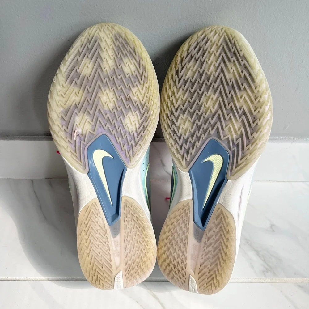 Nike Air Zoom GT Cut 3 Mens 9.5 Glacier Blue Basketball Shoes Sneaker DV2913-401